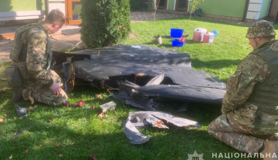 Вибухотехніки поліції Києва розрядили два ворожих БПЛА, які не здетонували після падіння